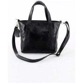 Resim Derinss Leather DERİNSS DKB563 Hakiki Deri Siyah Kadın El ve Omuz Çantası 
