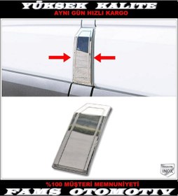 Resim Vw Crafter Krom Depo Kapağı 2006-2016 Arası Paslanmaz Çelik 