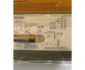 Resim Cata CT-104 Kablosuz Kapı Zili (Gri)(4 Adet) 
