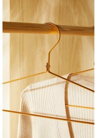 Resim Ocean Home Textile 2'li Altın Renk Metal Giysi Askısı 21.5 x 42 x 1 cm 