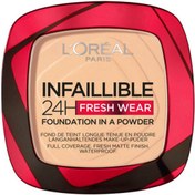 Resim Loreal Paris Infaillible 24H Fresh Wear Fondation İn A Powder Powder - Fondöten No: 040 9gr 