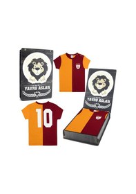 Resim Galatasaray Metin Oktay Bebek T-Shirt Özel Kutulu Kırmızı 