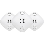 Resim Xenon Smart Tag Akıllı Bluetooth Takip Cihazı Anahtar Çanta Kayıp Eşya Bulucu Uzun Pil Ömürlü IOS Uyumlu 3 Adet Apple Lisanslı Beyaz 