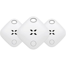 Resim Xenon Smart Tag Akıllı Bluetooth Takip Cihazı Anahtar Çanta Kayıp Eşya Bulucu Uzun Pil Ömürlü IOS Uyumlu 3 Adet Apple Lisanslı Beyaz 