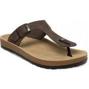 Resim Muya 31331m Snipe Parmak Arali Kahverengi Erkek Terlik Kahverengi 