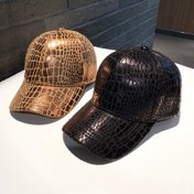 Resim Timsah Desenli Beyzbol Şapkaları, Cinsiyetsiz, Sert Üst, Havalı Moda, Siyah ve Altın Şapkalar, Çiftler İçin Rahat Ayarlanabilir Hip-Hop Snapback Şapkalar 