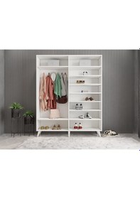 Resim Sedef Portmanto Vestiyer Beyaz -140 cm 