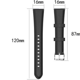 Resim Moly Huawei B6 Bileklik İçin 16mm Yağlı Mürekkep Deri Kayış Kahve Rengi Hızlı Değişim Yumuşak Konforlu 
