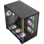 Resim FAZEON F3 750W 80PLUS Bronze 7X120MM Argb Fanlı Atx Bilgisayar Kasası 