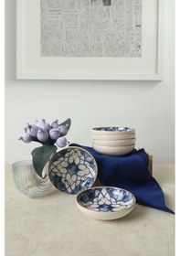 Resim Keramika Wave Flow Halka Çerezlik / Sosluk 13 Cm 6 Adet 22750 Çok Renkli 