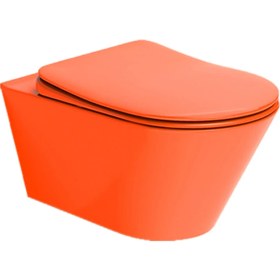 Resim Paluci İmola Matt Orange Klozet 