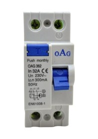 Resim Oag 2X32A-300Ma Kaçak Akım Koruma Rölesi 