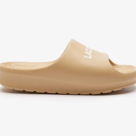 Resim Lacoste Serve Slide 2.0 Kadın Bej Terlik 