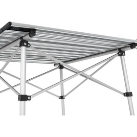 Resim Panipal Alüminyum Katlanabilir Taşıma Çantalı Piknik ve Kamp Masası Gri 