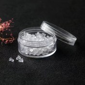 Resim 200 adet DIY Küpe Aksesuarları Plastik Silikon Kulak Tıkaçları Kauçuk Kulak Kapakları Takı Küçük Parçalar 