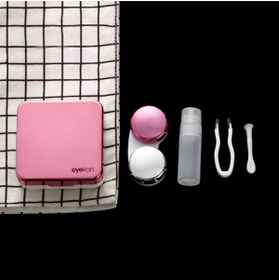 Resim Eyekan Hello Kity Lens Kabı Lens Saklama Kutusu 