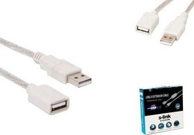 Resim Sl-Ue145 30 Metre 2.0 Usb Şeffaf Uzatma Kablosu S-Link