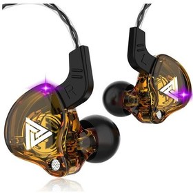 Resim Sarı 3.5mm Kablo Kablolu Kulaklık Qkz Ak6 Hifi Ses Kalitesi Kulaklık Tel Oyun Kulaklığı Ile Oyun Kulaklıkları Bas Ucuz Satış Kulaklık 