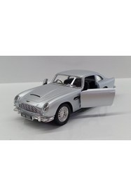 Resim Kinsmart Dianomi 1 38 ASTON MARTİN DB5 13 cm ÇEK BIRAK METAL ARABA gri 
