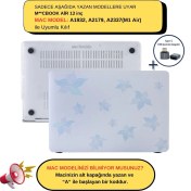 Resim McStorey Macbook Air M1 Kılıf 13 inç A1932 A2179 A2337 ile Uyumlu Flower05NL 