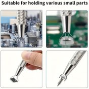 Resim 1 adet Hassas 4 Pençeli Takı Cımbızı - Ergonomik Metal/Alüminyum El Sanatları Aracı, Mücevherler, Elmaslar, Boncuklar & Küçük Parçalar için, Dişsiz Tasarım, Takı Yapımı için Çok Yönlü Pense 