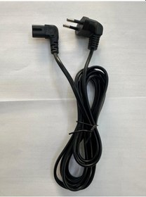 Resim 90 Derece Televizyon Power Kablo 2.5 Metre L Teyp Power Kablo 