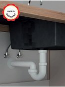 Resim Dallmer Koku Önleyici Lavabo Ve Evye Sifonu 100/0 Kolay Uygulanır Mafsallı 50'lik Çıkış Borulu 