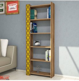 Resim Variant Variant City Kitaplık - Ceviz / Sarı 