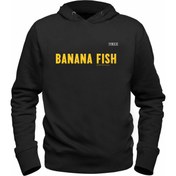 Resim Alfa Tshirt Banana Fish Çocuk Siyah Sweatshirt 