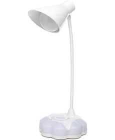 Resim Ranyeek Beyaz Usb Şarjlı 14 Led Lamba: Dokunmatik Kontrol, 3 Seviye Parlaklık Ve Gece Lambası Fonksiyonu, Esnek Silikon Boyun, 600mah Batarya Beyaz 