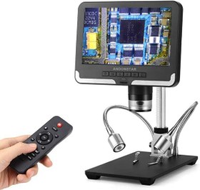 Resim Andonstar AD206 Siyah 7" LCD 1080P Devre Kartı Dijital Mikroskop 