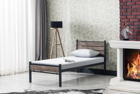 Resim EVGER METAL KARYOLA, K30, SİYAH, 90X190 