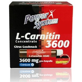 Resim Power System L-Carnitin 3600 20 Ampül 