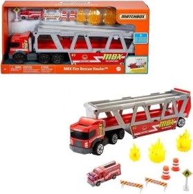 Resim Matchbox Taşıyıcı Itfaiye Aracı Oyun Seti 