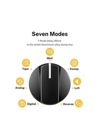 Resim Donner Ec1006 Dijital Multi Delay Pedalı 