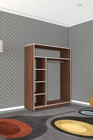 Resim Kenzlife Giysi Dolabı Necmettin 150*120*40 Cvz Gardırop 