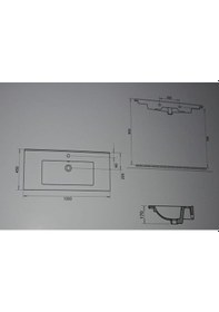 Resim Bella Etejerli Lavabo 100cm Turavit Diğer 