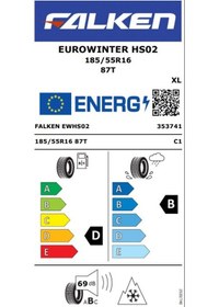 Resim Falken Eurowınter Hs02 185/55r16 87t Xl Kış Lastiği 2025 