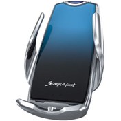 Resim Youtek Araç İçi Hızlı Kablosuz Şarjlı 360 Dönebilen Telefon Tutucu - C1 Model 