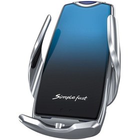 Resim Youtek Araç İçi Hızlı Kablosuz Şarjlı 360 Dönebilen Telefon Tutucu - C1 Model 