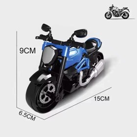Resim Brother Toys 1 Adet Sürtmeli Kaliteli Oyuncak Motosiklet Yurtdışından Özel Üretim Motor 14 Cm. 