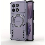 Resim Gaojunshop01 Yeni Kelebek Tasarımlı Manyetik Soğutmalı Şok Emici Light Purple K80 Kılıf 