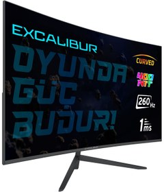 Resim Casper 31.5" Excalibur M.E315FHD-G 240HZ 1ms 300NIT (Hdmı+Display) Curved Fhd LED Monitör 