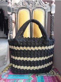 Resim Hasır El Örmesi Çanta Beymen Model 