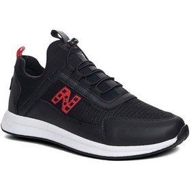 Resim G-Class 166-24 Trend Fashıon Sneakers Erkek Ayakkabı Siyah Kırmızı 