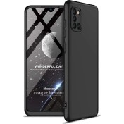 Resim Samsung Galaxy A31 Kılıf Double Dip 360 Protective Siyah Microsonic