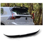 Resim Golf 8 Uyumlu Stop Arası Middle Spoiler Parlak Siyah Parça 