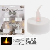 Resim 4'lü Tealight Led Mum Seti 
