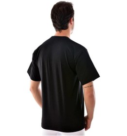Resim Tutku Erkek Sıfır Yaka Yarım Kol Renkli Fanila Atlet 0105 - 12 Adet 001 