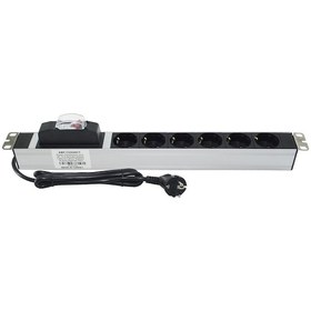Resim Amp Pdu 6'Lı Sigortalı Rack Tipi Priz Grup 
